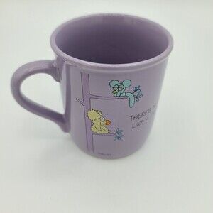 Hallmark Coffee Mug Purple "Theres Nothing Like a Friend-Friends See Eye to Eye"